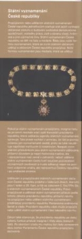 České poštovní známky - Státní vyznamenání České republiky 2018 ** / ● - pamětní desky